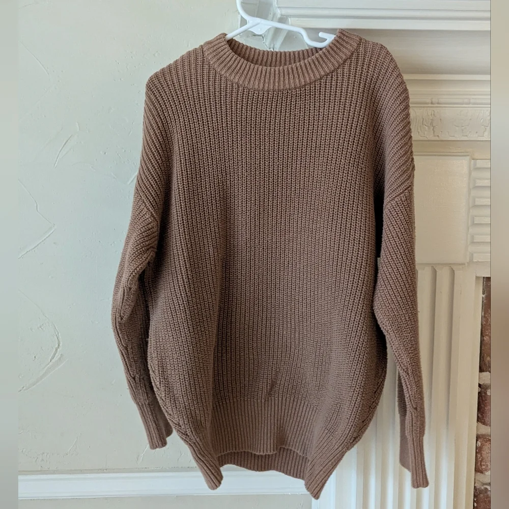 Little Bipsy | Brown Knit Sweater